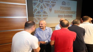 Başkan Büyükgöz personellerle bayramlaştı