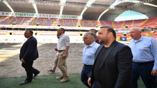 Başkan Büyükkılıçtan stadyum incelemesi