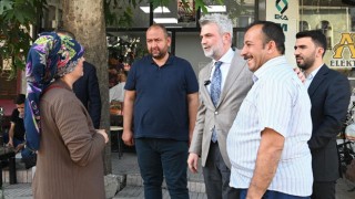 Başkan Görgel'den Esnaf ve Vatandaşlara Ziyaret