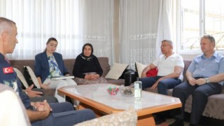 Başkan Güler, şehit ailelerini unutmadı