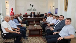 Başkan Özdoğan ilçe yönetimi ile bayramlaştı