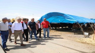 Başkan Palancıoğlu kurban pazarını inceledi