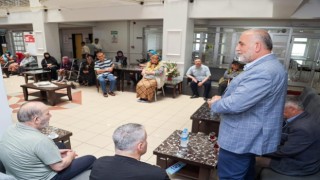 Başkan Sandıkçıya büyüklerden dua