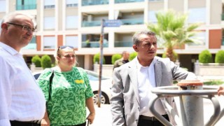 Başkan Yetişkin, parklarda incelemede bulundu