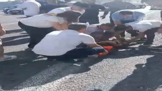 Başkanların otomobili hafif ticari araçla çarpıştı: 7 yaralı