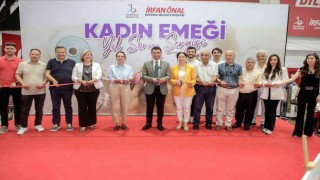 Bayraklılı kadınlarının yıl sonu sergisinde Filistin vurgusu