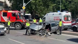 Bayramın ilk gününde Kağıthanede feci kaza: 5 yaralı