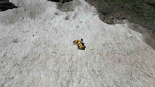 Beytüşşebapta karda rafting antrenmanı