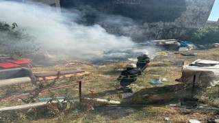 Bilecikte boş bir arazide çıkan yangına ekipler anında müdahale etti