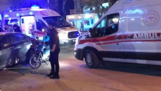 Bilecikte meydana gelen trafik kazasında hem yaya hem de motosiklet sürücüsü yaralandı