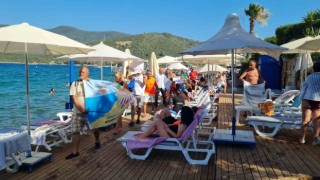 Bodrumda kıyı eyleminde ortalık karıştı