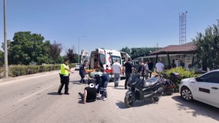 Bursada motosikletler kafa kafaya çarpıştı