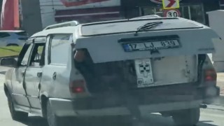 Bursada tehlikeli yolculuk kamerada
