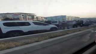 Büyükçekmecede film gibi hırsız polis kovalamacası kamerada