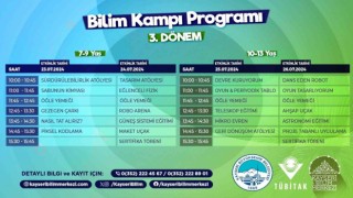 Büyükşehirin yaz bilim kampı için kayıtlar başladı