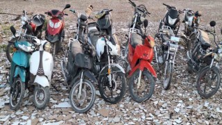 Çalıntı 14 motosiklet bulundu, 10 şüpheli yakalandı