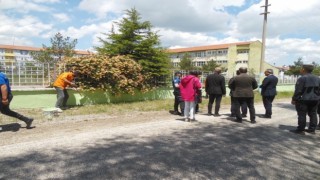 Çankırıda hükümlüler okulları yeniliyor