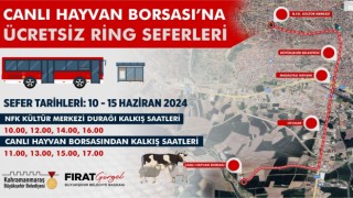 Canlı hayvan borsasına ücretsiz otobüs seferleri