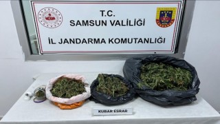 Çarşambada 2,8 kilo kubar esrar ele geçirildi: 1 gözaltı