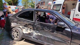 Cip ile otomobil çarpıştı: 2si çocuk 6 yaralı