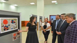 ‘Çocuğun İç Dünyasına Yolculuk adlı resim sergisi