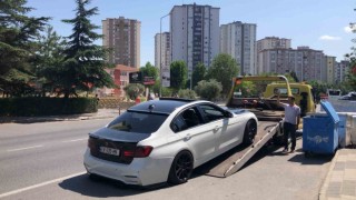 Çorluda abartı egzoz takan sürücüye 6 bin 439 TL ceza kesildi