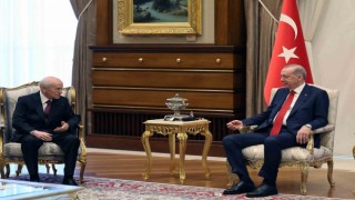 Cumhurbaşkanı Erdoğan ile Bahçelinin görüşmesi sona erdi