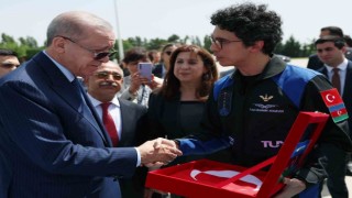 Cumhurbaşkanı Erdoğan, Türkiyenin ikinci astronotu Ataseveri kabul etti