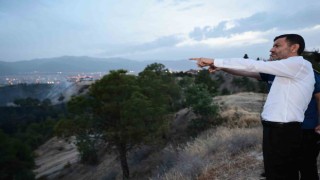 Denizli Büyükşehir yangına 2 ayrı noktada müdahale etti
