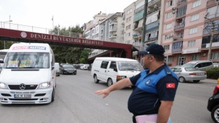 Denizli Büyükşehirden şehir içi minibüs hatlarına sıkı denetim