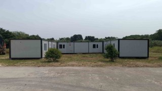 Deprem konteynerleri Gemlike geri getirildi