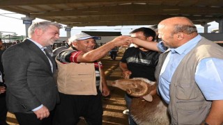 Depremzede Kahramanmaraşta Kurban Bayramı heyecanı