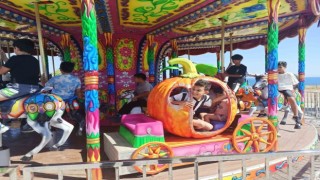 Didimde “Engel tanımayanlar” Lunaparkta eğlendi