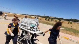 Diyarbakırda 1 günlük bebek ambulans helikopterle hastaneye sevk edildi