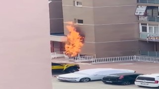 Doğalgaz yangınının nedeni araştırılıyor