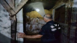 Dörtyolda samanlık yangını
