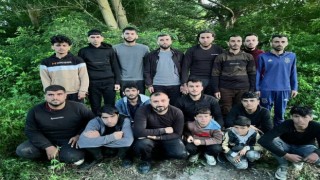 Edirnede 17 düzensiz göçmen yakalandı
