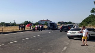 Edirnede ticari taksi ile otomobil çarpıştı: 6 yaralı