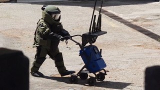 Edremit Devlet Hastanesinde bomba paniği tatbikat çıktı