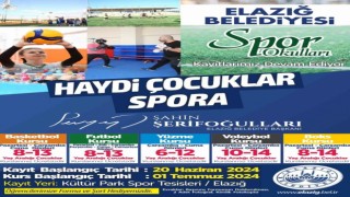 Elazığ Belediyesinden ücretsiz yaz spor kursları