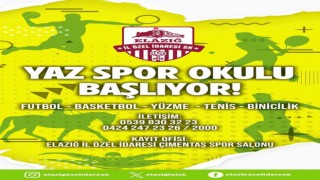 Elazığ İl Özel İdare yaz spor okulu ve yaz teknoloji kampı kayıtlarına başladı