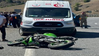 Elazığda motosiklet devrildi: 1 ölü