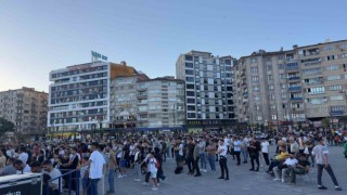 Elazığda Türkiye-Portekiz maçı için dev ekran kuruldu