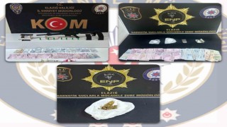 Elazığda uyuşturucu tacirlerine operasyon: 5 gözaltı