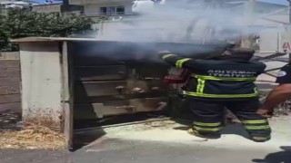 Elektrik trafosu sıcaklara dayanamadı
