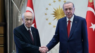 Erdoğan ve Bahçeli Beştepe’de Görüştü