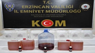 Erzincanda sahte alkol üretimi yapan 4 kişi yakalandı