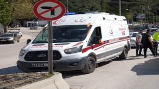 Eski Otogar Kavşağında trafik kazası; 1 yaralı