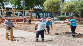 Eskihisardaki çocuk parkı yenileniyor