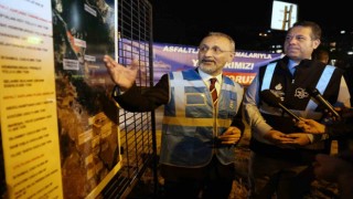 Eyüpsultanda İBB koordinasyonunda asfaltlama çalışmaları aralıksız sürüyor
